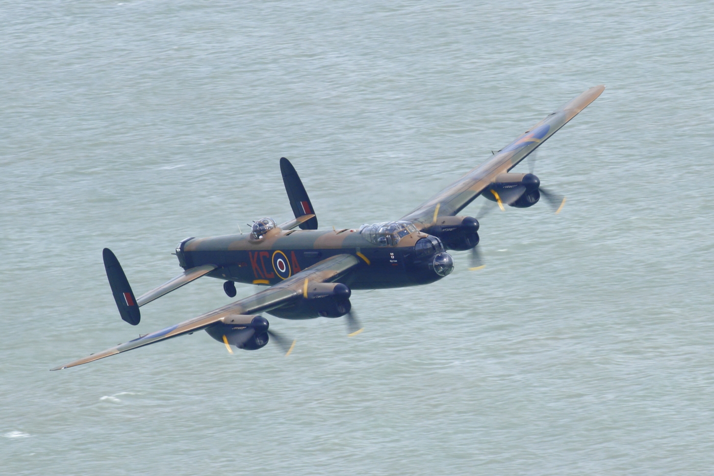 Lancaster From Beachy Head 2016 Raf Memorial Flight Club